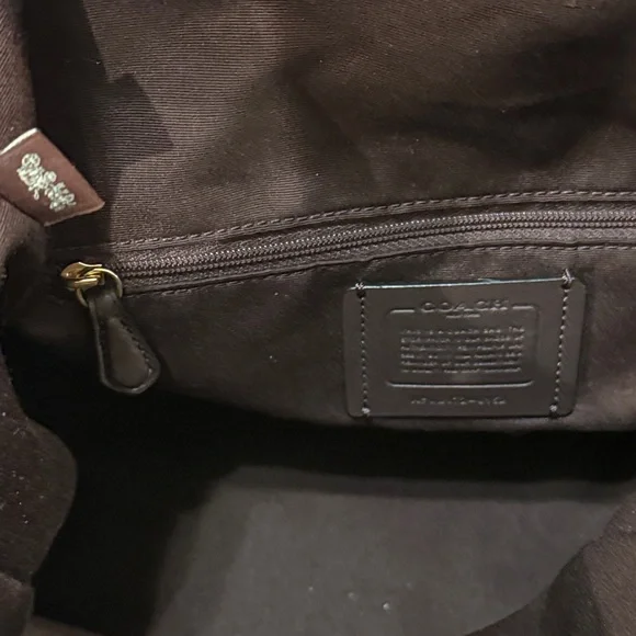 Coach “Pennie” Black Pebbled Leather Shoulder Bag (with Hang Tag & Twilly)(EUC) - Picture 17 of 17